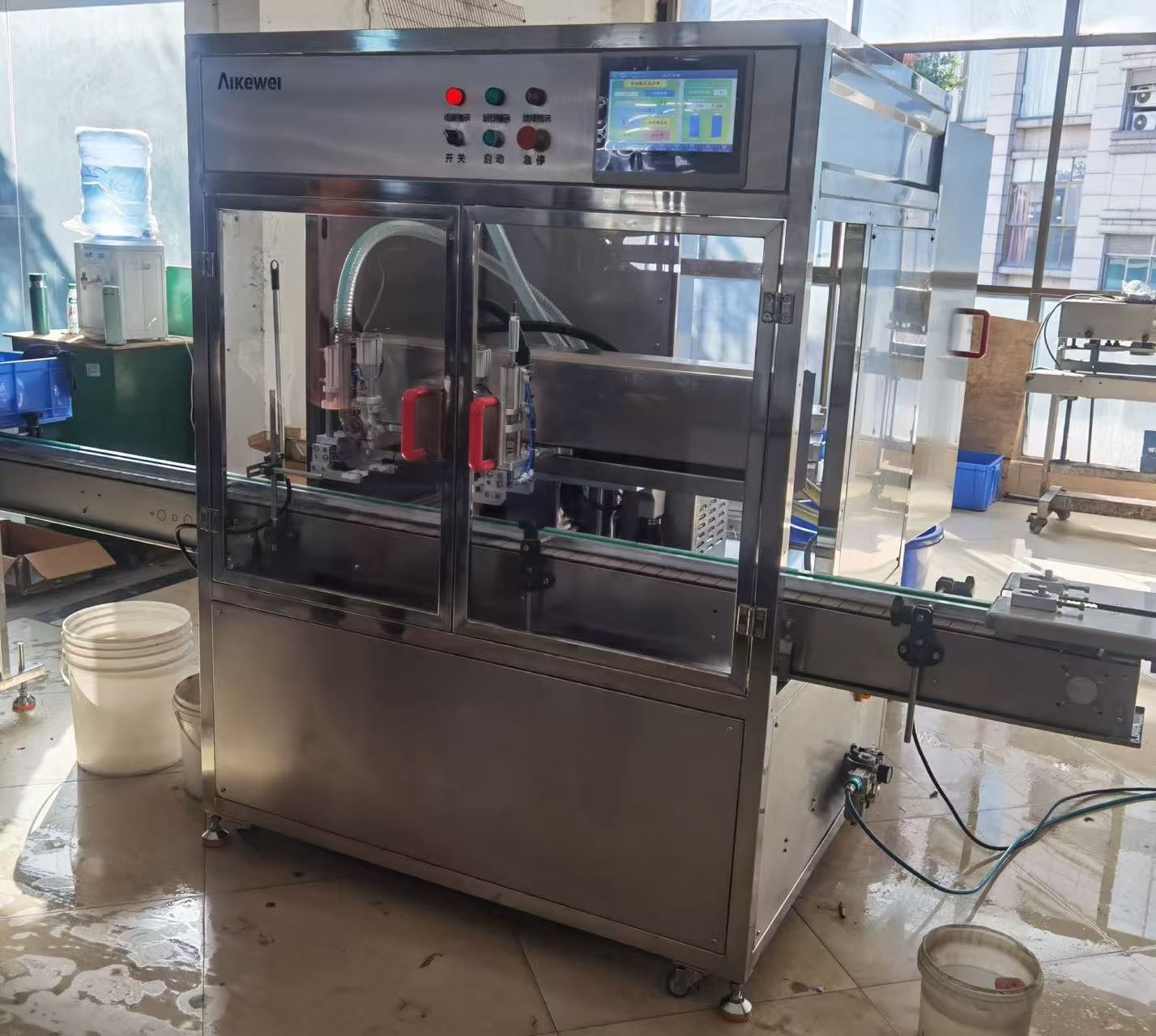 2-tubo siguiente línea de llenado y tapado - 80g detergente para lavandería